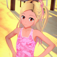 Chinami's one-piece swimsuit