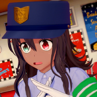 Nao-chan's costume during the 4th Halloween Party - Police Officer