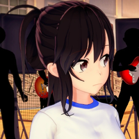 Yumi wearing her RAS T-shirt in Cities in Gifu