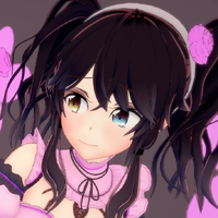 Kaori dressed as a maid in Sad Girl Special