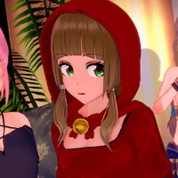 Kirin's costume during Christmalloween - Red Riding Hood